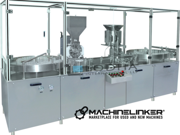 LODHA Double Wheel Injectable Vial Powder Filling & Rubber Stoppering Machine