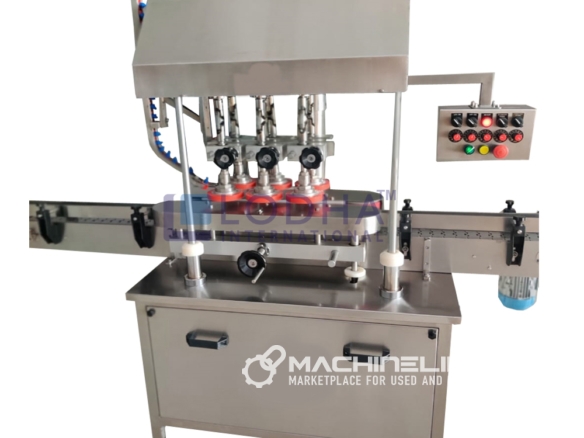LODHA Automatic Linear Jar Capping Machine