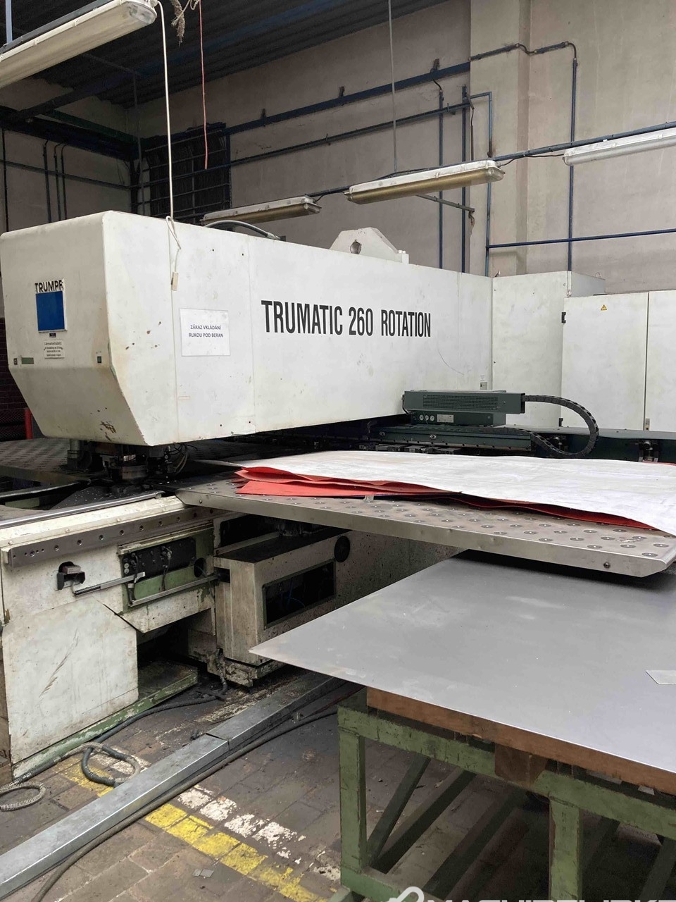 09376-03 Trumpf Trumatic 260 Rotation