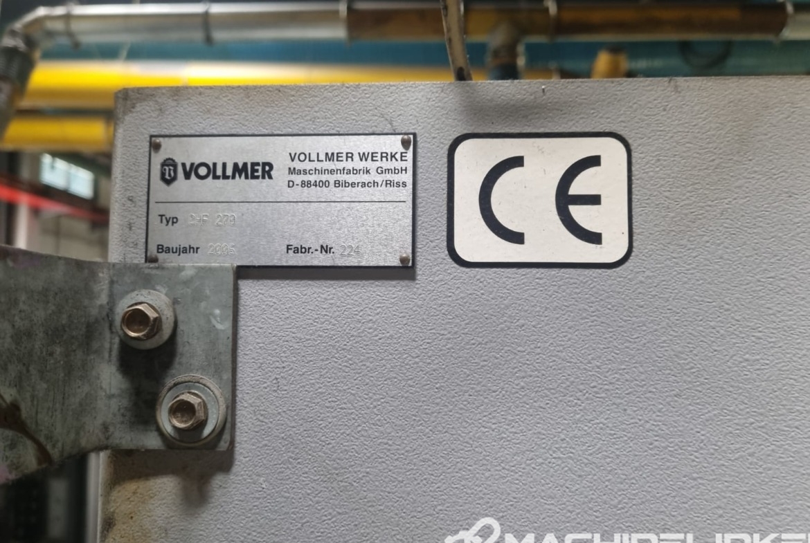 VOLLMER 2x CHD 270 + CHF 270 automated loading line