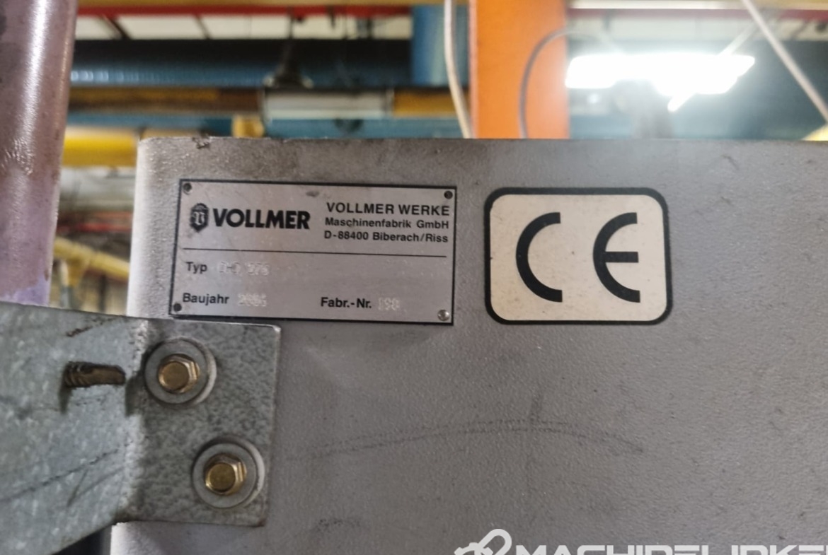 VOLLMER 2x CHD 270 + CHF 270 automated loading line