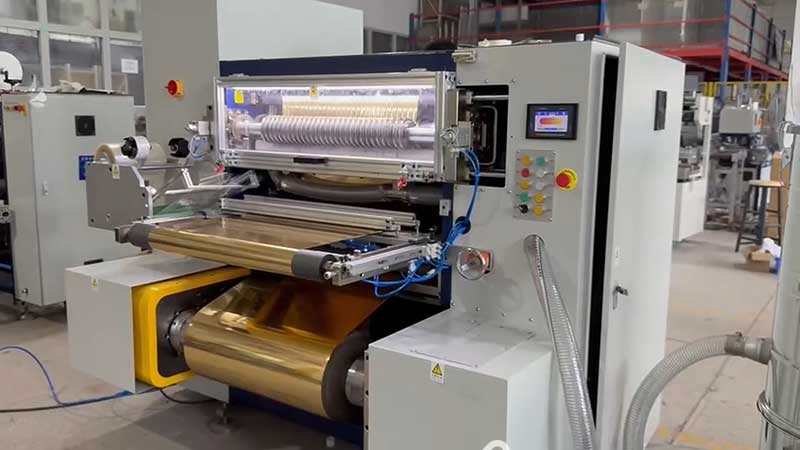 DELISH Hot Stamping Foil Slitting Machine – High Speed, Precision, CE Certified Foil Slitter